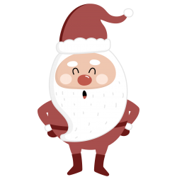 Le Père Noël Heureux